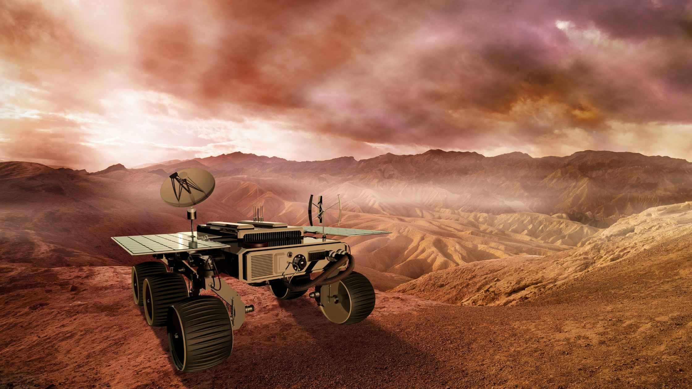 NASA's Mars Rover exploring the Martian surface, symbolising adaptability in overcoming unexpected challenges.