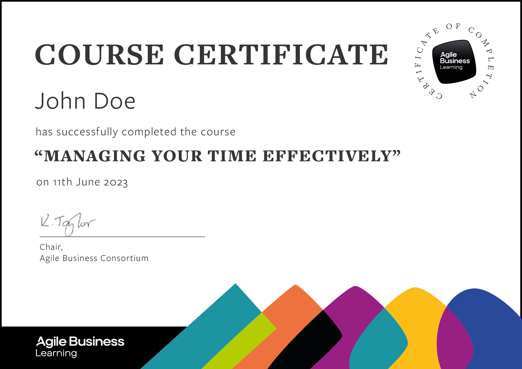 Course Certificate - Managing your time effectively.png 1