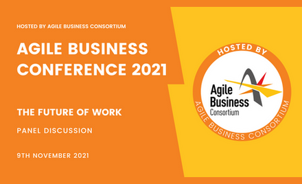 Agile Business Conference 2021 The Future of Work Banner